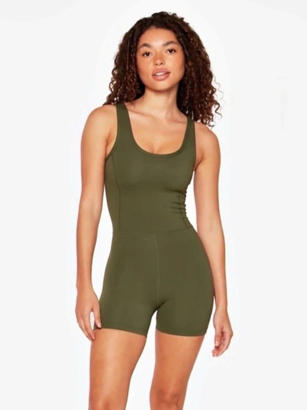 Set Active Sportbody Shortysuit Green Athletic Romper